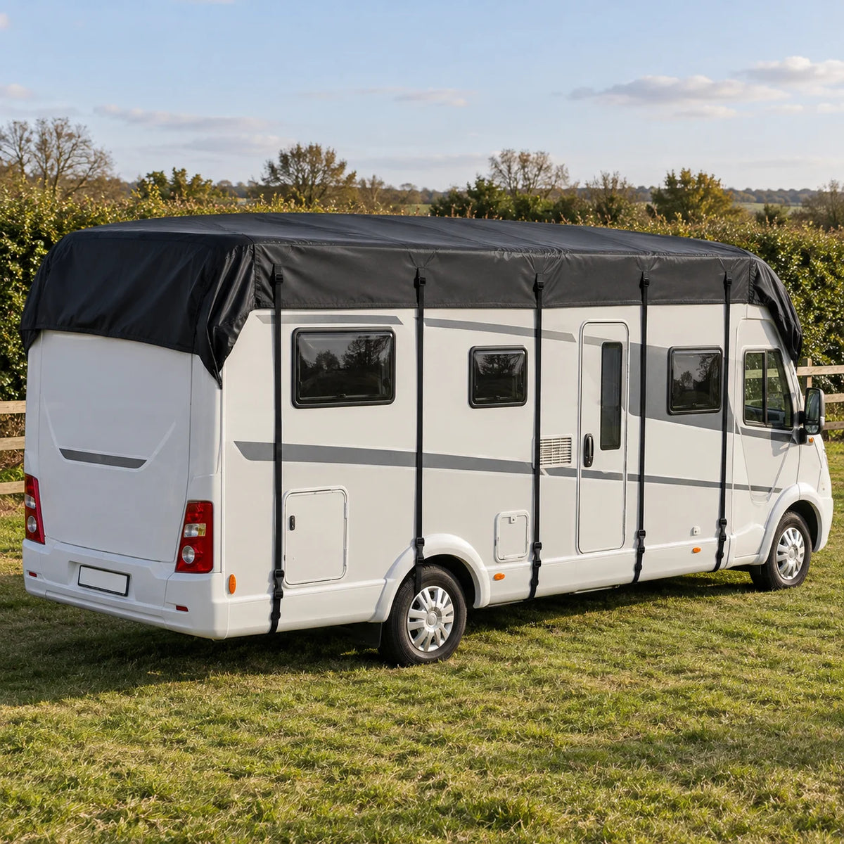 Tagovertræk til autocamper og campingvogn – 3 m bredt